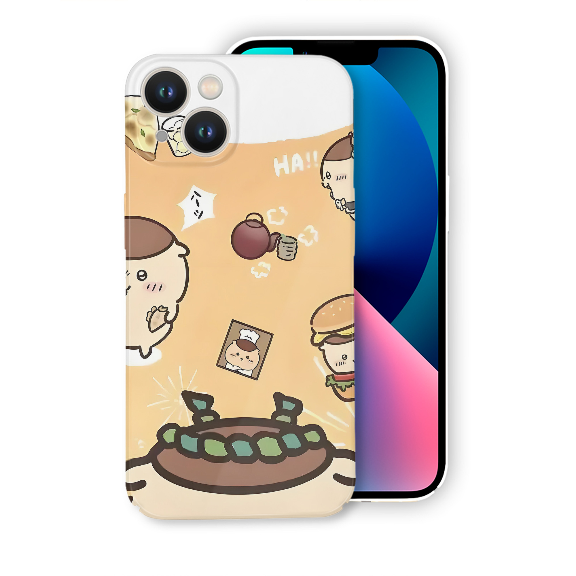 （画像用） ちいかわ Chii-kawa 【iPhone 14シリーズ対応】ハードケース